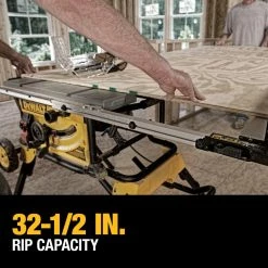 DEWALT 10" Jobsite Table Saw 32 1/2" Rip Capacity & Rolling Stand -Cheap Power Tools Store 034FD139 0A60 406F 8ACF 8C83B940F325 7