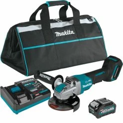 Makita 40V Max XGT 5" X-LOCK Paddle Switch Angle Grinder Kit With Electric Brake