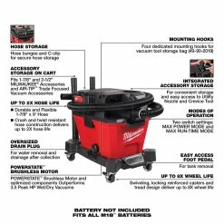 Milwaukee Vacuum Bare Tool General Construction Bundle -Cheap Power Tools Store 0910 20 7