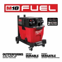 Milwaukee M18 FUEL Vacuum Kit 9 Gallon 36V Wet/Dry -Cheap Power Tools Store 0920 22HD 3