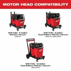 Milwaukee M18 FUEL Dual Battery Wet/Dry Vacuum Motor Head Bare Tool -Cheap Power Tools Store 0921 20 3