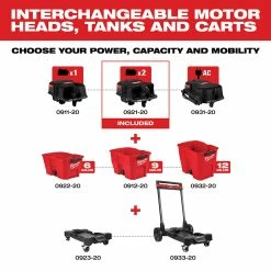 Milwaukee M18 FUEL Dual Battery Wet/Dry Vacuum Motor Head Bare Tool -Cheap Power Tools Store 0921 20 5