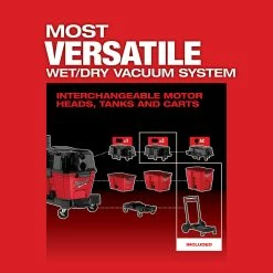 Milwaukee M18 FUEL Vacuum Kit 12 Gallon 36V Wet/Dry -Cheap Power Tools Store 0930 22HD 7