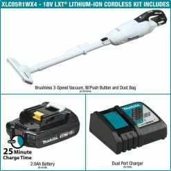 Makita 18V LXT Compact Vacuum Kit With Push Button & Dust Bag -Cheap Power Tools Store 09347FF4 50AA 425B 8682 233064F5A2FF 7