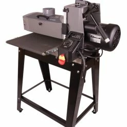Supermax Tools 16-32 Drum Sander With Stand -Cheap Power Tools Store 16 32 right view closed hood fixed