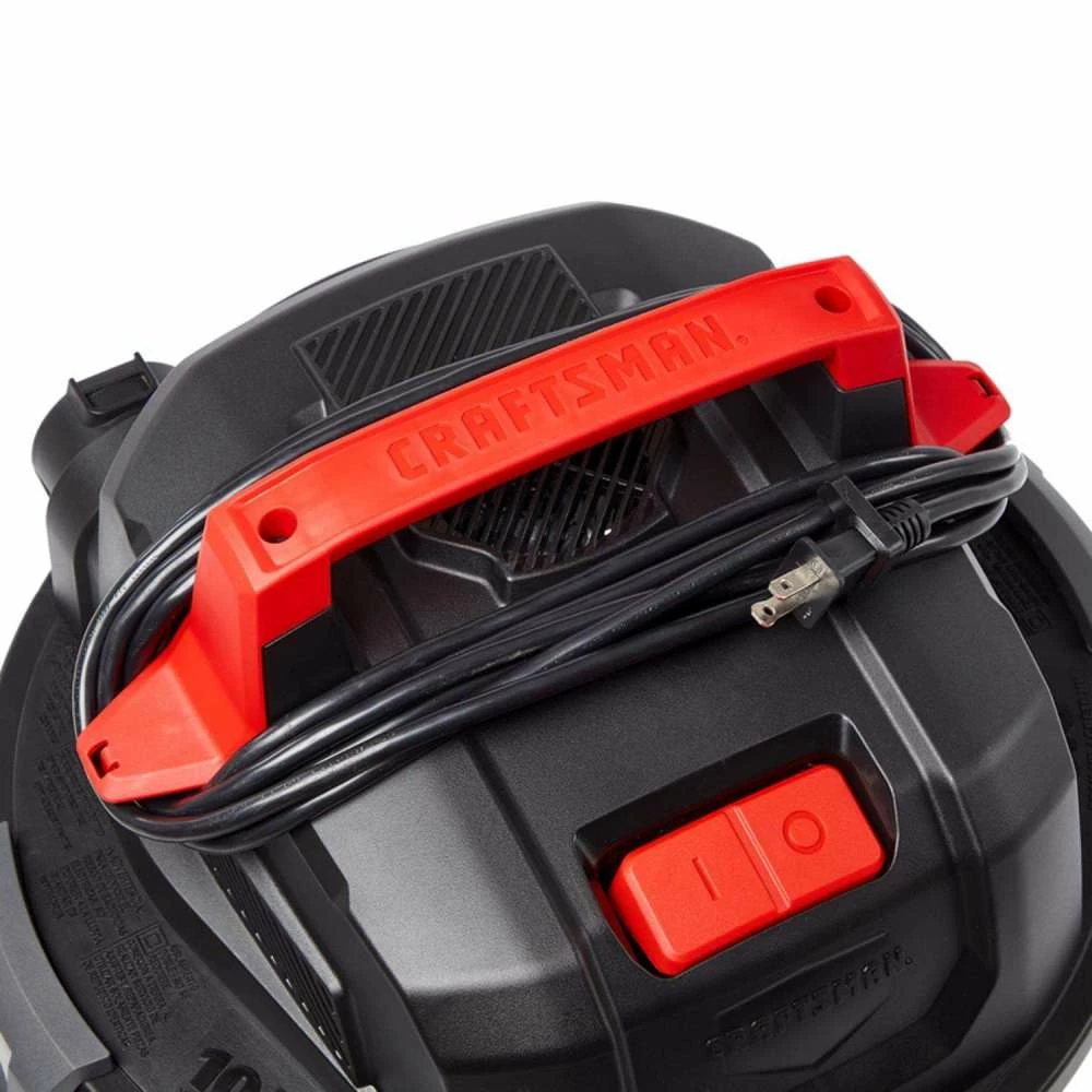 Craftsman Wet/Dry Vacuum 10 Gallon 120V 6HP Peak Stainless Steel 7 Craftsman Wet/Dry Vacuum 10 Gallon 120V 6HP Peak Stainless Steel - Image 5
