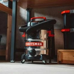 Craftsman Wet/Dry Vacuum 10 Gallon 120V 6HP Peak Stainless Steel 21 Craftsman Wet/Dry Vacuum 10 Gallon 120V 6HP Peak Stainless Steel -Cheap Power Tools Store 2015551 9