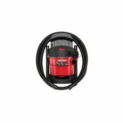 Craftsman Wet/Dry Vacuum 5 Gallon 120V 5HP Peak Wall Mounted -Cheap Power Tools Store 2397776 2