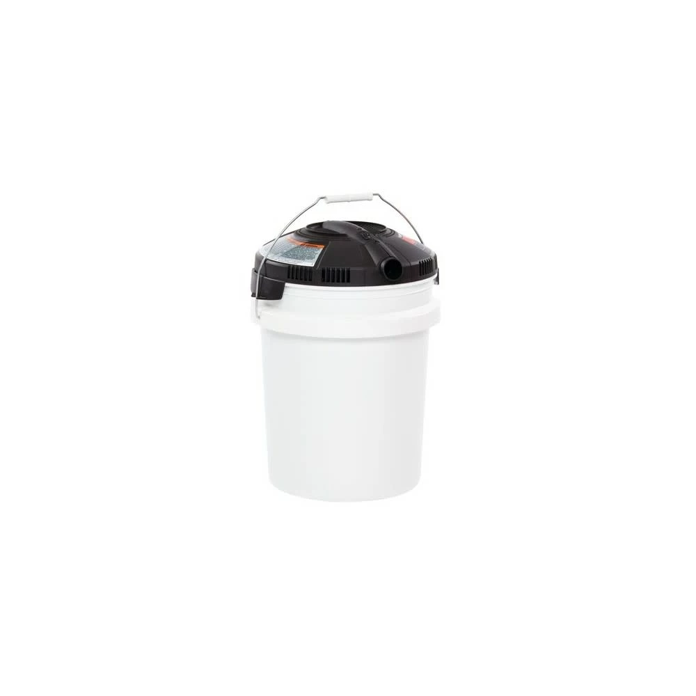 Craftsman Powerhead Bucket Wet/Dry Vacuum 5 Gallon 120V 1.75HP 4 Craftsman Powerhead Bucket Wet/Dry Vacuum 5 Gallon 120V 1.75HP - Image 2