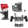 Milwaukee M18 FUEL Compact Router With Plunge & Offset Base (Tool & Bases Only) -Cheap Power Tools Store 2723 22BB