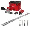 Milwaukee M18 FUEL 6 1/2 Plunge Track Saw Kit 106" Guide Rail With Clamps Bundle -Cheap Power Tools Store 2831 21 106SP