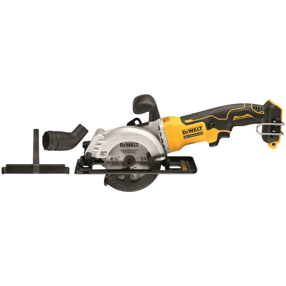 DEWALT ATOMIC 20V MAX* Brushless 4-1/2 In. Cordless Circular Saw (Tool Only) 5 DEWALT ATOMIC 20V MAX* Brushless 4-1/2 In. Cordless Circular Saw (Tool Only) - Image 3
