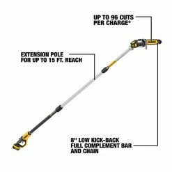 DEWALT 20V MAX* Lithium-Ion Cordless Pole Saw And Pole Hedge Trimmer Combo Kit -Cheap Power Tools Store 349E39B6 2215 40D8 8216 8E1E6F00462A 7