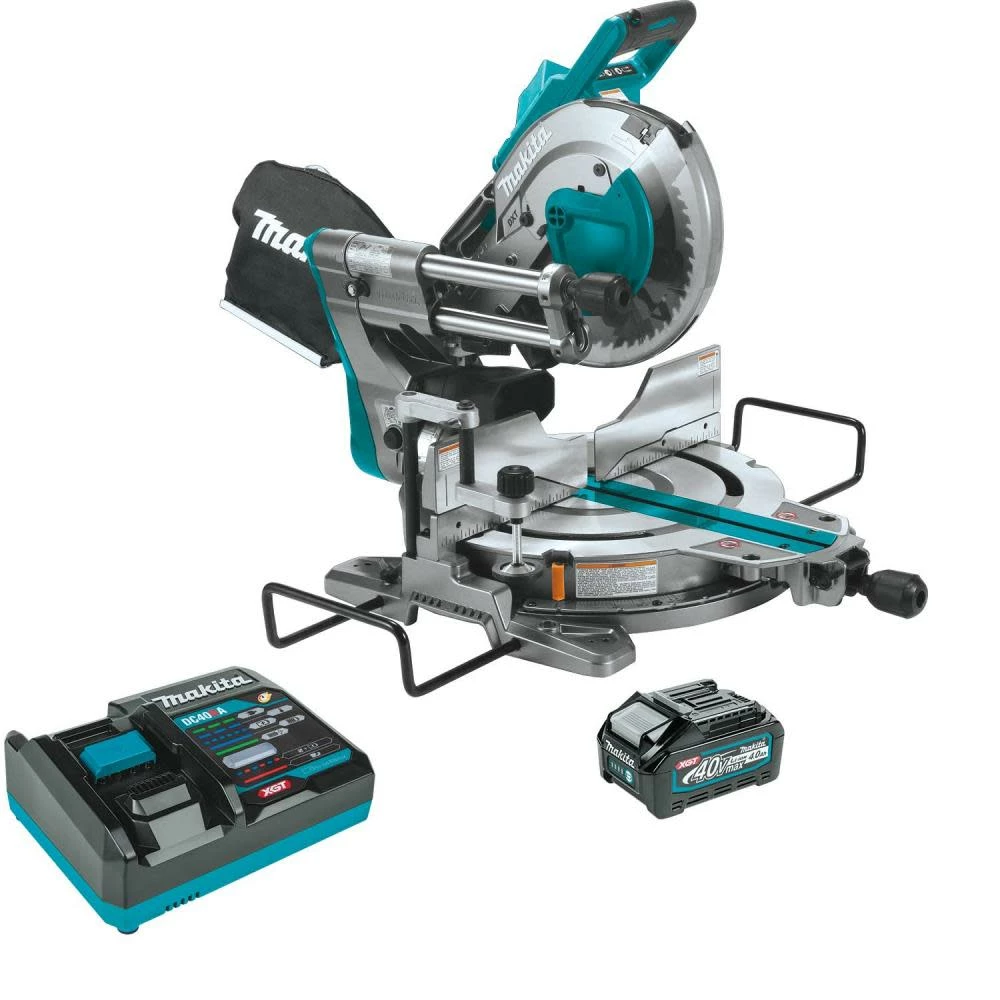 Makita 40V Max XGT Dual Bevel Sliding Compound Miter Saw Kit 10" 3 Makita 40V Max XGT Dual Bevel Sliding Compound Miter Saw Kit 10"