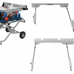 Bosch Worksite Table Saw 10 With Stand And Supports Bundle