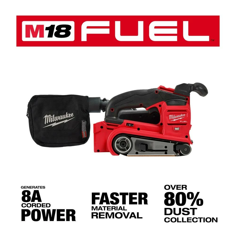 Milwaukee M18 FUEL 3"x18" Belt Sander 5 Milwaukee M18 FUEL 3"x18" Belt Sander - Image 3