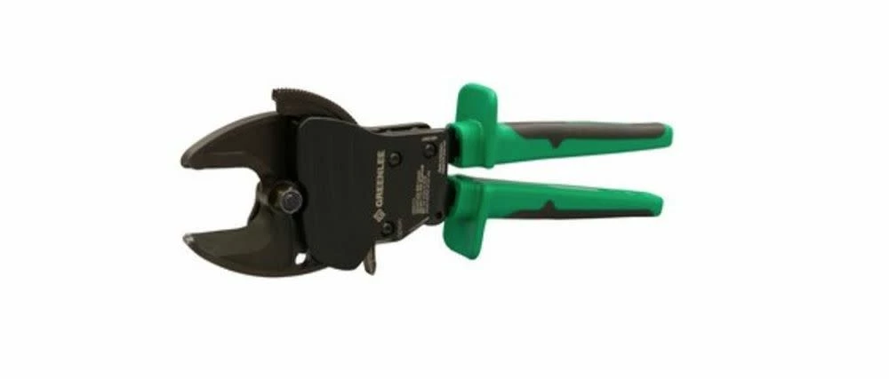 Greenlee Ratchet Cable Cutter 11.25" Cushioned Grip Open Jaw 3 Greenlee Ratchet Cable Cutter 11.25" Cushioned Grip Open Jaw