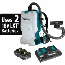 Makita 18V X2 LXT 36V 1.6 Gallon HEPA Backpack Dry Vacuum Kit