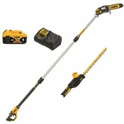 DEWALT 20V MAX* Lithium-Ion Cordless Pole Saw And Pole Hedge Trimmer Combo Kit