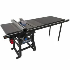 Delta 10" Table Saw With 52" Rip Capacity & Steel Extension Wings