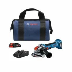 Bosch 18V X-LOCK 4 1/2" Angle Grinder Kit
