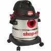 Shop Vac Wet/Dry Vacuum 5 Gallon 4.5 Peak HP Stainless Steel 1 Shop Vac Wet/Dry Vacuum 5 Gallon 4.5 Peak HP Stainless Steel -Cheap Power Tools Store 5989305
