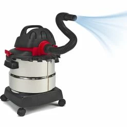 Shop Vac Wet/Dry Vacuum 5 Gallon 4.5 Peak HP Stainless Steel -Cheap Power Tools Store 5989305 5