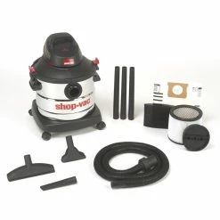 Shop Vac Wet/Dry Vacuum 8 Gallon 6.0 Peak HP Stainless Steel -Cheap Power Tools Store 5989405 4