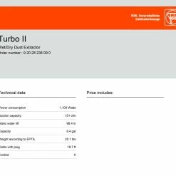 Fein Turbo II 9-20-28 Wet/Dry Vacuum -Cheap Power Tools Store 6789a44f a569 42fa 83ef db255f2653a3 7