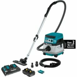 Makita 36V 18V X2 LXT 2.1 Gallon HEPA Dry Dust Extractor/Vacuum Kit AWS