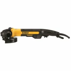 DEWALT 7" Small Angle Grinder Rat Tail With Kickback Brake No Lock On