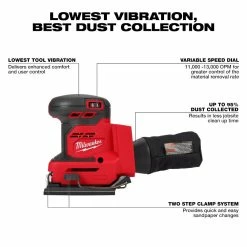 Milwaukee M18 Orbital 1/4 Sheet Sander -Cheap Power Tools Store 76ffd823 a84a 4956 a315 eb79809cd27f 7