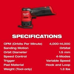 Milwaukee M12 FUEL Orbital Detail Sander Bare Tool 24 Milwaukee M12 FUEL Orbital Detail Sander Bare Tool -Cheap Power Tools Store 78662f74 5639 4259 8fd7 76e3e644ca54 7