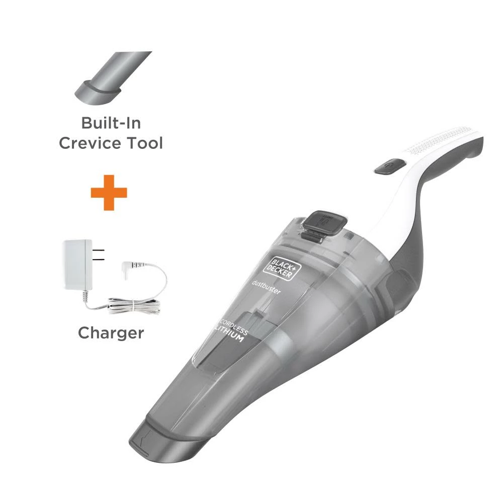 Black And Decker DUSTBUSTER Hand Vacuum White 3 Black And Decker DUSTBUSTER Hand Vacuum White