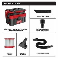 Milwaukee M18 FUEL PACKOUT 2.5 Gallon Wet/Dry Vacuum Bare Tool -Cheap Power Tools Store 85bfc54e 6a4c 4de8 8abc e4ac178060bb 7