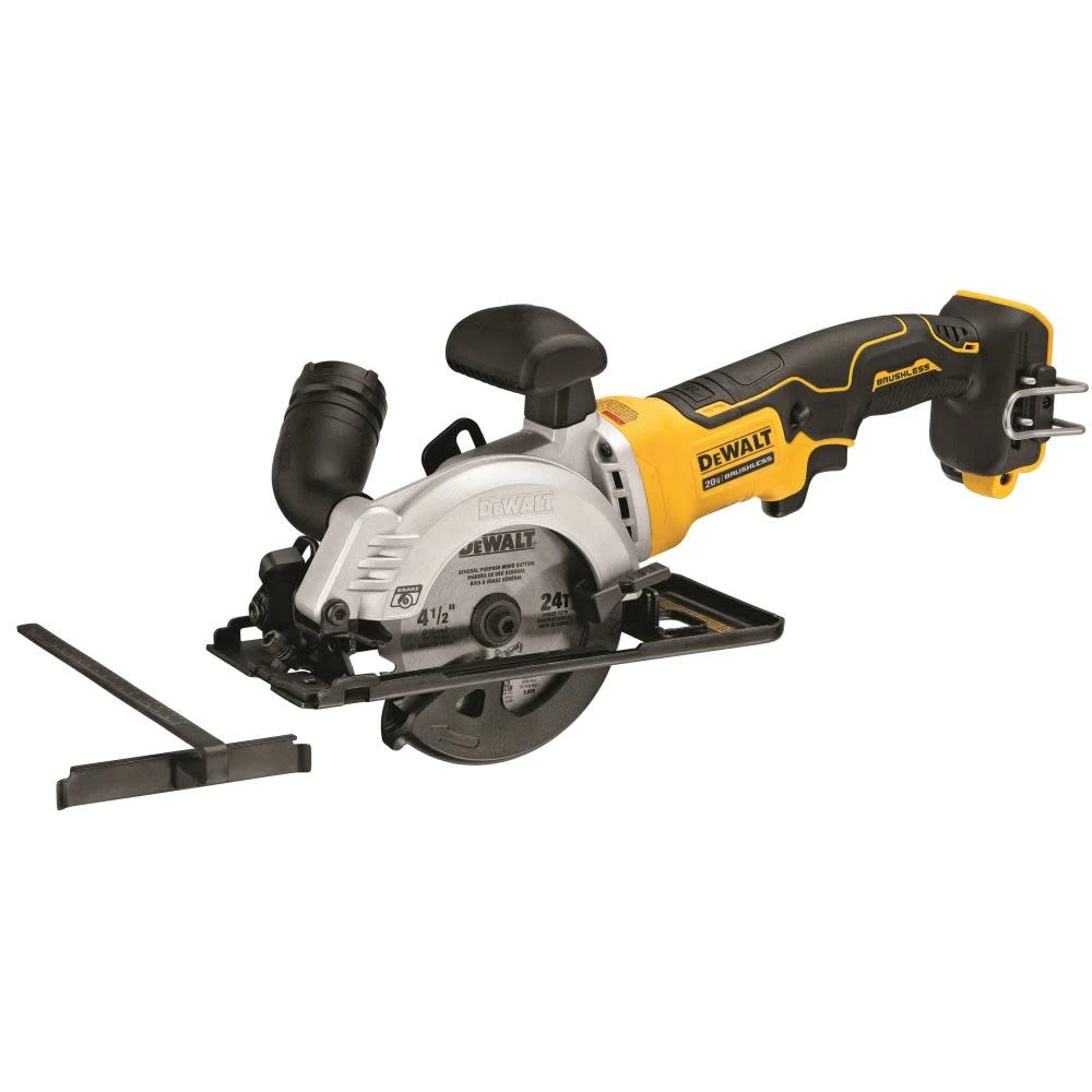 DEWALT ATOMIC 20V MAX* Brushless 4-1/2 In. Cordless Circular Saw (Tool Only) 4 DEWALT ATOMIC 20V MAX* Brushless 4-1/2 In. Cordless Circular Saw (Tool Only) - Image 2