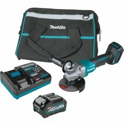 Makita XGT 40V Max Paddle Switch Angle Grinder Kit 4 1/2 / 5"