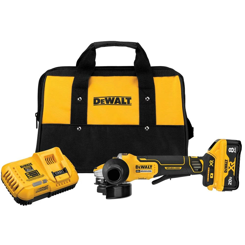 DEWALT 20V MAX* POWER DETECT XR Brushless 4-1/2-5In Small Angle Grinder Kit 3 DEWALT 20V MAX* POWER DETECT XR Brushless 4-1/2-5In Small Angle Grinder Kit