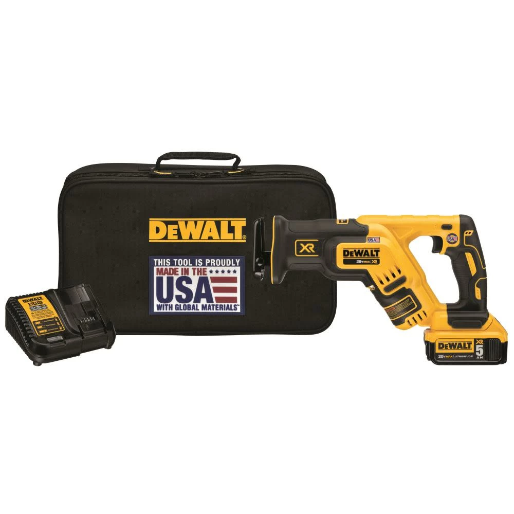 DEWALT 20V MAX XR Compact Reciprocating Saw Kit 3 DEWALT 20V MAX XR Compact Reciprocating Saw Kit