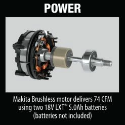 Makita 18V X2 LXT 36V 2.1 Gallon Wet/Dry Dust Extractor/Vacuum Bare Tool -Cheap Power Tools Store B19FED8B EF7C 442F A79C 7559ED72BDF6 7