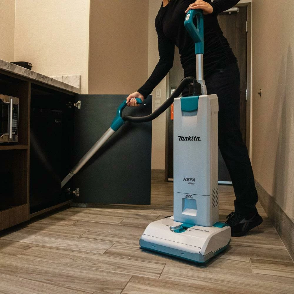 Makita 18V X2 36V LXT 1.3 Gallon HEPA 12 Upright Vacuum Bare Tool 4 Makita 18V X2 36V LXT 1.3 Gallon HEPA 12 Upright Vacuum Bare Tool - Image 2