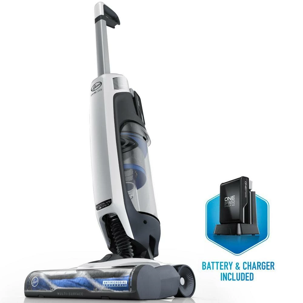 Hoover Residential Vacuum ONEPWR Evolve Pet Cordless Upright Vacuum Cleaner Kit 3 Hoover Residential Vacuum ONEPWR Evolve Pet Cordless Upright Vacuum Cleaner Kit