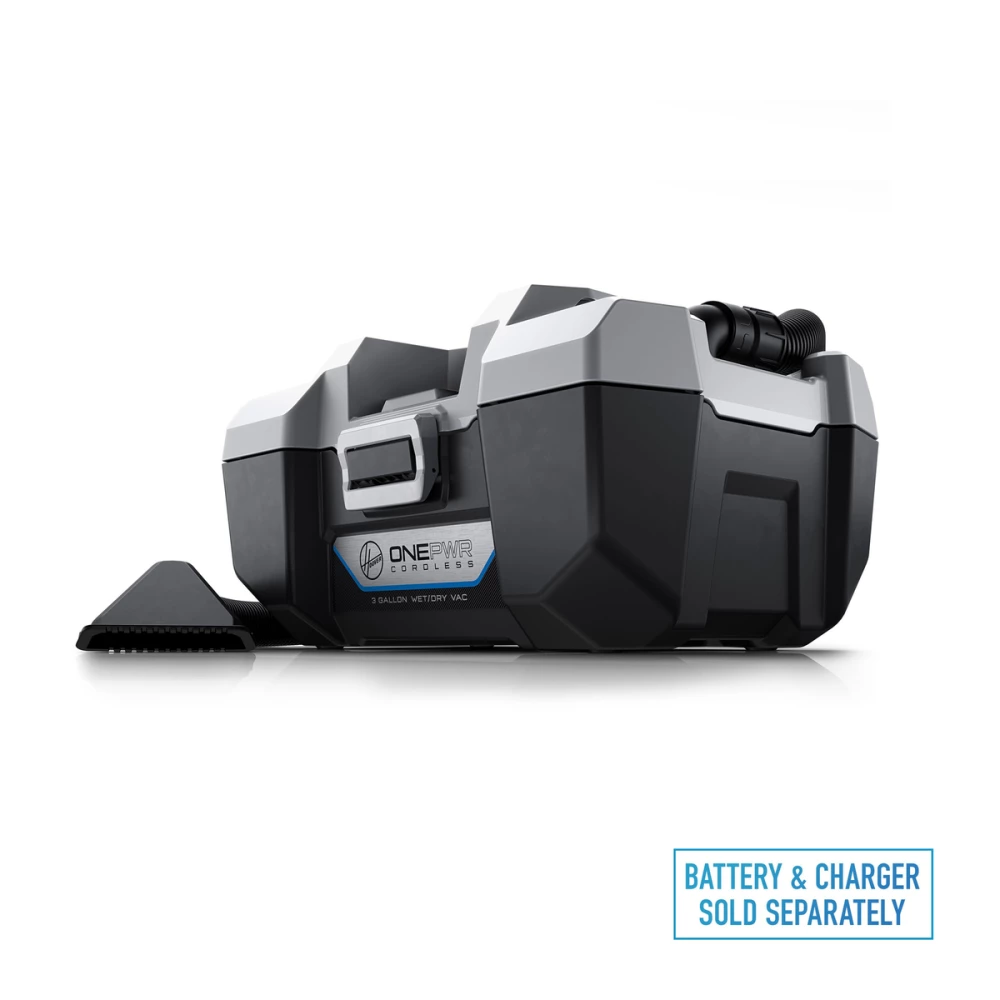 Hoover Residential Vacuum ONEPWR Utility Vacuum Cleaner Tool Only 20V Cordless 3 Gallon Wet/Dry 11 Hoover Residential Vacuum ONEPWR Utility Vacuum Cleaner Tool Only 20V Cordless 3 Gallon Wet/Dry - Image 9