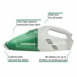 Metabo HPT 18V Lithium Ion Vacuum (Tool Body Only) -Cheap Power Tools Store C7615381 346E 43B3 AB5E EA631B9AE331 7