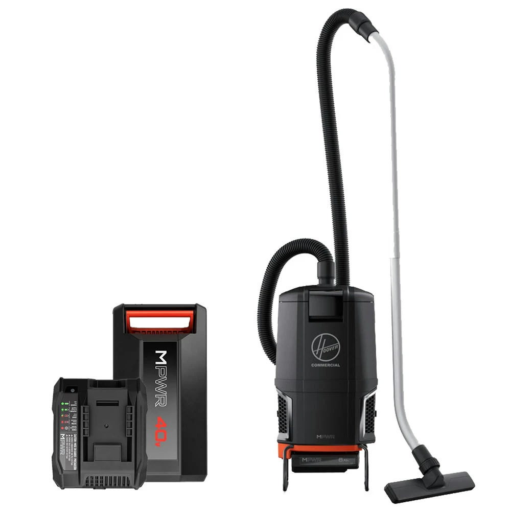 Hoover Commercial Vacuum MPWR 40V Cordless Backpack Vacuum Kit 3 Hoover Commercial Vacuum MPWR 40V Cordless Backpack Vacuum Kit