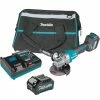 Makita XGT 40V Max Paddle Switch Angle Grinder Kit 4 1/2 / 5"