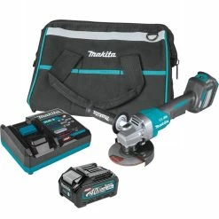 Makita XGT 40V Max Paddle Switch Angle Grinder Kit 4 1/2 / 5"