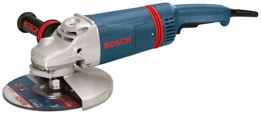 Bosch 9 In. 15 A Large Angle Grinder With Rat Tail Handle 3 Bosch 9 In. 15 A Large Angle Grinder With Rat Tail Handle