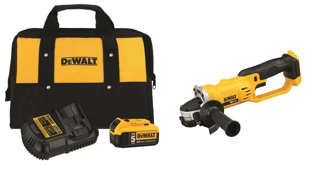 DEWALT 20V MAX 4 1/2 Cut Off Tool With 5Ah Kit With Bag Bundle 3 DEWALT 20V MAX 4 1/2 Cut Off Tool With 5Ah Kit With Bag Bundle
