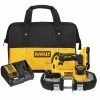 DEWALT ATOMIC 20V MAX Compact Bandsaw Brushless Cordless 1 3/4" Kit -Cheap Power Tools Store DCS377Q1